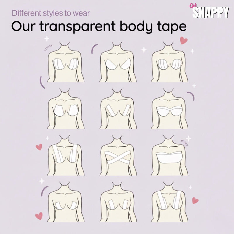 Transparent Body Tape - Get Snappy