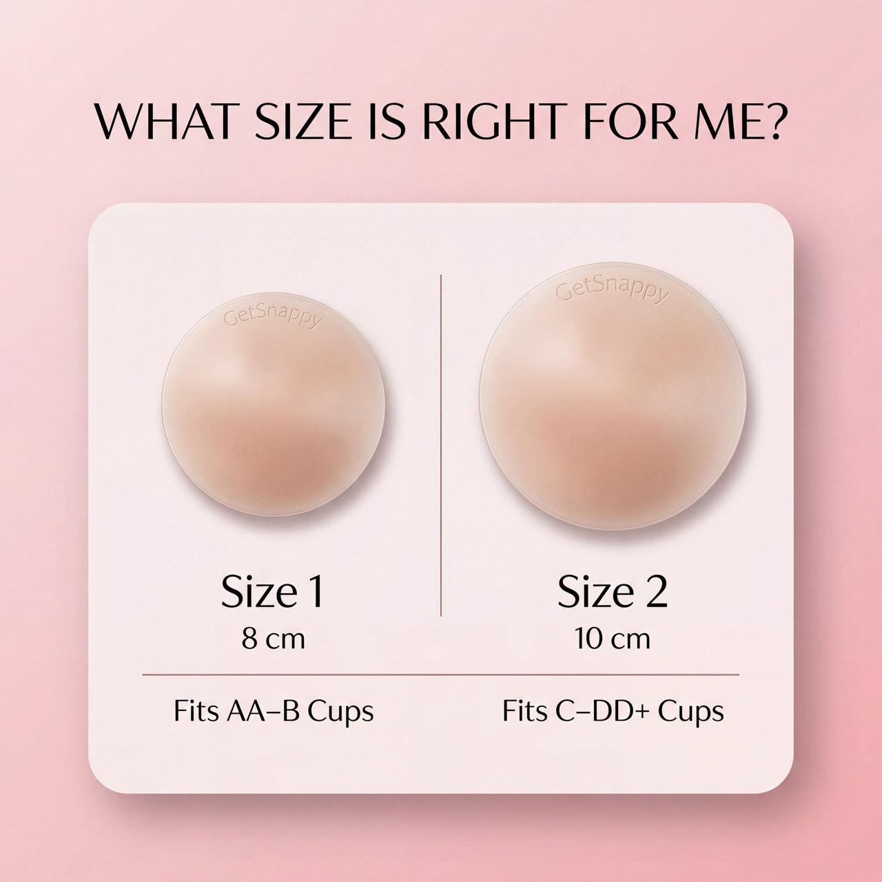 Non-Adhesive Reusable Nipple Covers
